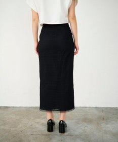 GRACE CONTINENTAL ラッセルメッシュスカート