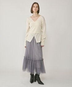 GRACE CONTINENTAL ウールベアニットトップ