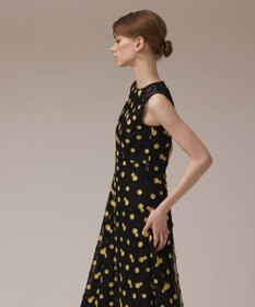 GRACE CONTINENTAL バイカラーレースワンピース