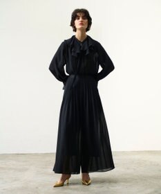 グレースコンチネンタル ラッフルカラーブラウス57 シアーラッフルカラーブラウス / GRACE CONTINENTAL | GRACE