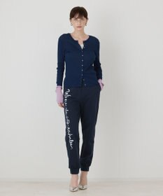 GRACE CONTINENTAL ロゴプリントスウェットパンツ