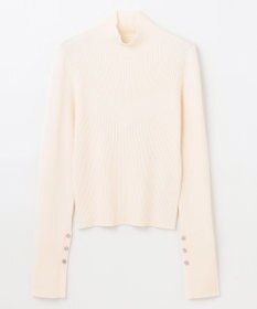 GRACE CONTINENTAL ビジューリブニットトップ