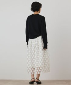 GRACE CONTINENTAL ドットチュールスカート