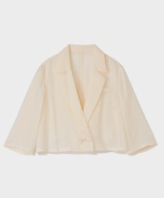 GRACE CONTINENTAL リネンライクシアージャケット