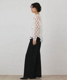 GRACE CONTINENTAL ドットチュールトップ