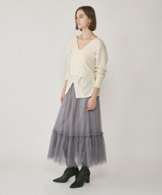 GRACE CONTINENTAL ウールベアニットトップ