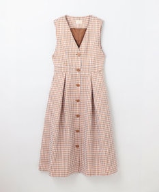 GRACE CONTINENTAL チェックジャンパースカート