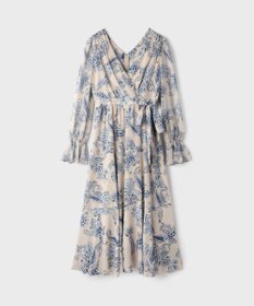 GRACE CONTINENTAL ペイズリーカシュクールワンピース