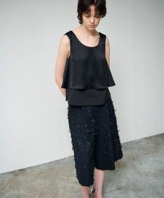 GRACE CONTINENTAL リボンヤーンフレアパンツ