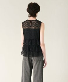 GRACE CONTINENTAL レースギャザートップ