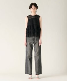 GRACE CONTINENTAL レースギャザートップ