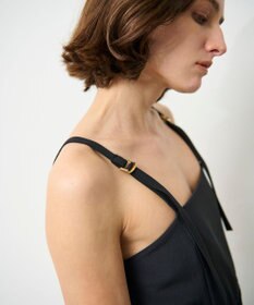 GRACE CONTINENTAL メッシュコンビキャミワンピース