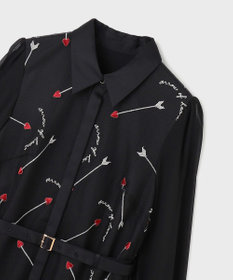 GRACE CONTINENTAL ハートアロー刺繍ワンピース