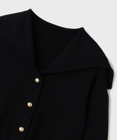 GRACE CONTINENTAL セーラーカラーニットトップ