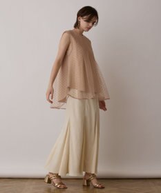 GRACE CONTINENTAL シアージャガードカットトップ