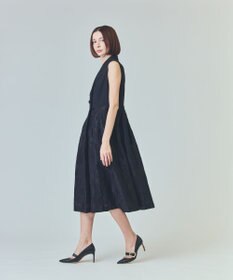 GRACE CONTINENTAL フラワージャガードテーラードレス