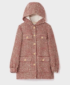 GRACE CONTINENTAL ツイードフードコート