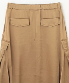 GRACE CONTINENTAL サテンミリタリーロングスカート