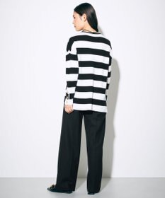 GRACE CONTINENTAL ウールストレッチセミワイドパンツ