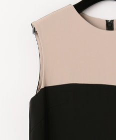 GRACE CONTINENTAL カラーブロックプリーツワンピース
