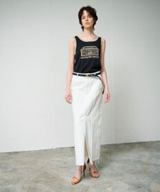 GRACE CONTINENTAL ラメニットノースリーブ