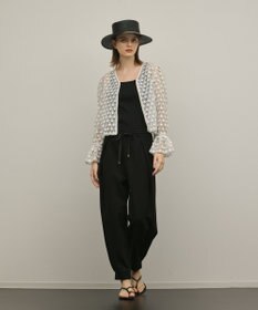 GRACE CONTINENTAL モチーフチュールブラウス