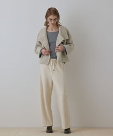 GRACE CONTINENTAL エッグラインカットパンツ