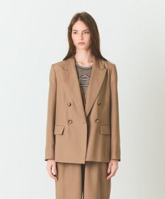 GRACE CONTINENTAL バックペプラムジャケット キャメル
