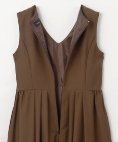 GRACE CONTINENTAL タックフレアロングワンピース