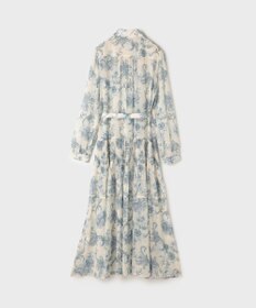 GRACE CONTINENTAL フラワープリントプリーツワンピース