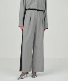 GRACE CONTINENTAL サイドレースイージーパンツ