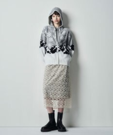 GRACE CONTINENTAL スノージャガードニットフーディ