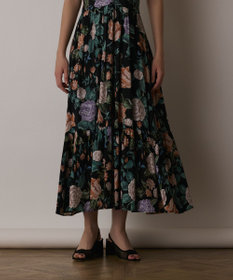 GRACE CONTINENTAL アンティークフラワープリントワンピース