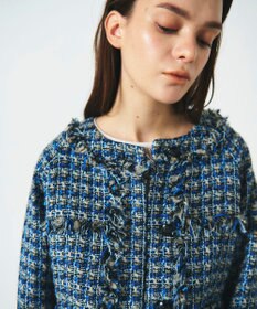 GRACE CONTINENTAL フリンジドルマンジャケット