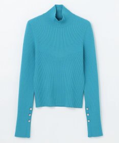 GRACE CONTINENTAL ビジューリブニットトップ