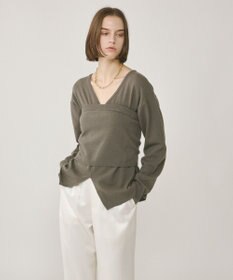 GRACE CONTINENTAL ウールベアニットトップ