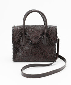 GRACE CONTINENTAL RollingSTHandbag ダークブラウン