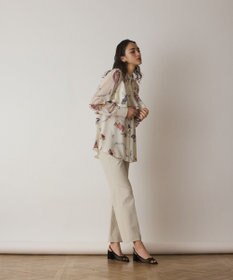 GRACE CONTINENTAL スーヴェニールプリントブラウス