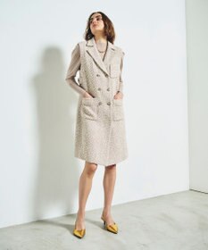 GRACE CONTINENTAL ツイードジレワンピース