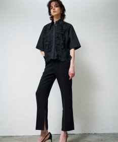 GRACE CONTINENTAL ダブルクロススリムパンツ