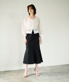 ダイアグラム 24SS シアードルマンニットカーディガン パール　ブラック ダイアグラム 24SS シアードルマンニットカーディガン パール