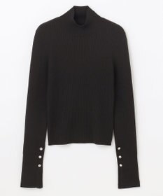 GRACE CONTINENTAL ビジューリブニットトップ