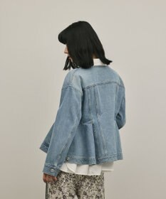 GRACE CONTINENTAL ペプラムデニムジャケット