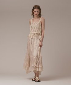 GRACE CONTINENTAL クロシェレースキャミ