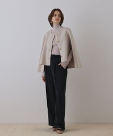 GRACE CONTINENTAL リバーケープジャケット ベージュ