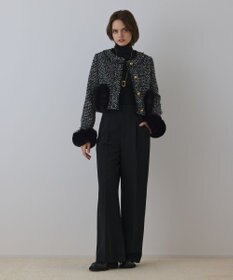 GRACE CONTINENTAL ツイードコンビジャケット