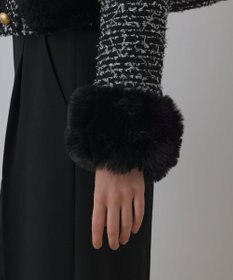 GRACE CONTINENTAL ツイードコンビジャケット