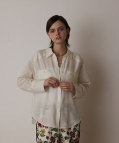 GRACE CONTINENTAL シアー2wayウエスタンシャツ