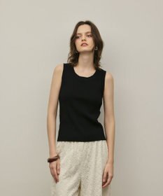 GRACE CONTINENTAL リブニットタンクトップ