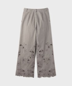 GRACE CONTINENTAL カットワークフレアパンツ